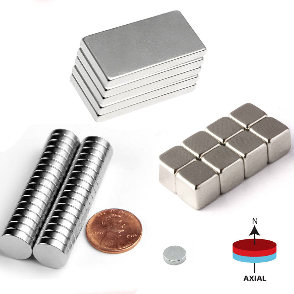 5-100Pcs Various Neodymium Magnet Small Rare Earth Round Disc 10mm 2mm 3mm Thick