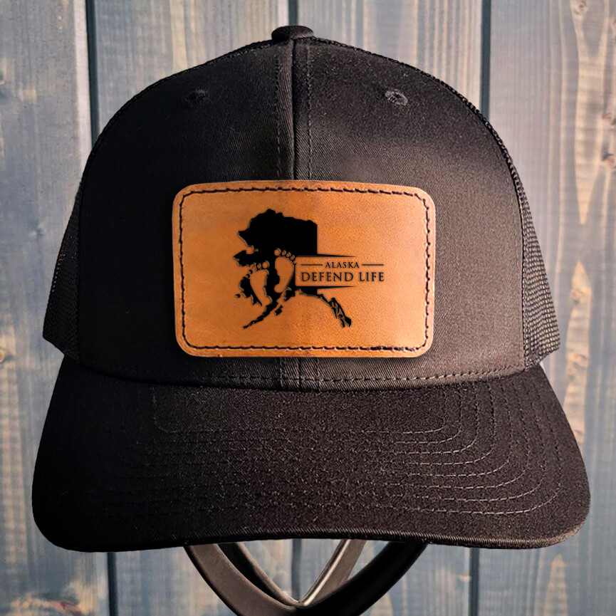 Alaska Leather Patch Hat Pro-Life Hat