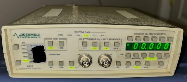 Preamble Instruments 1855 differential amplifier and XC-100 differntial probes