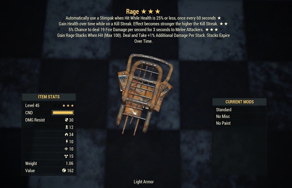 (Xbox) NEW Rage Armor - +100% Damage Buff