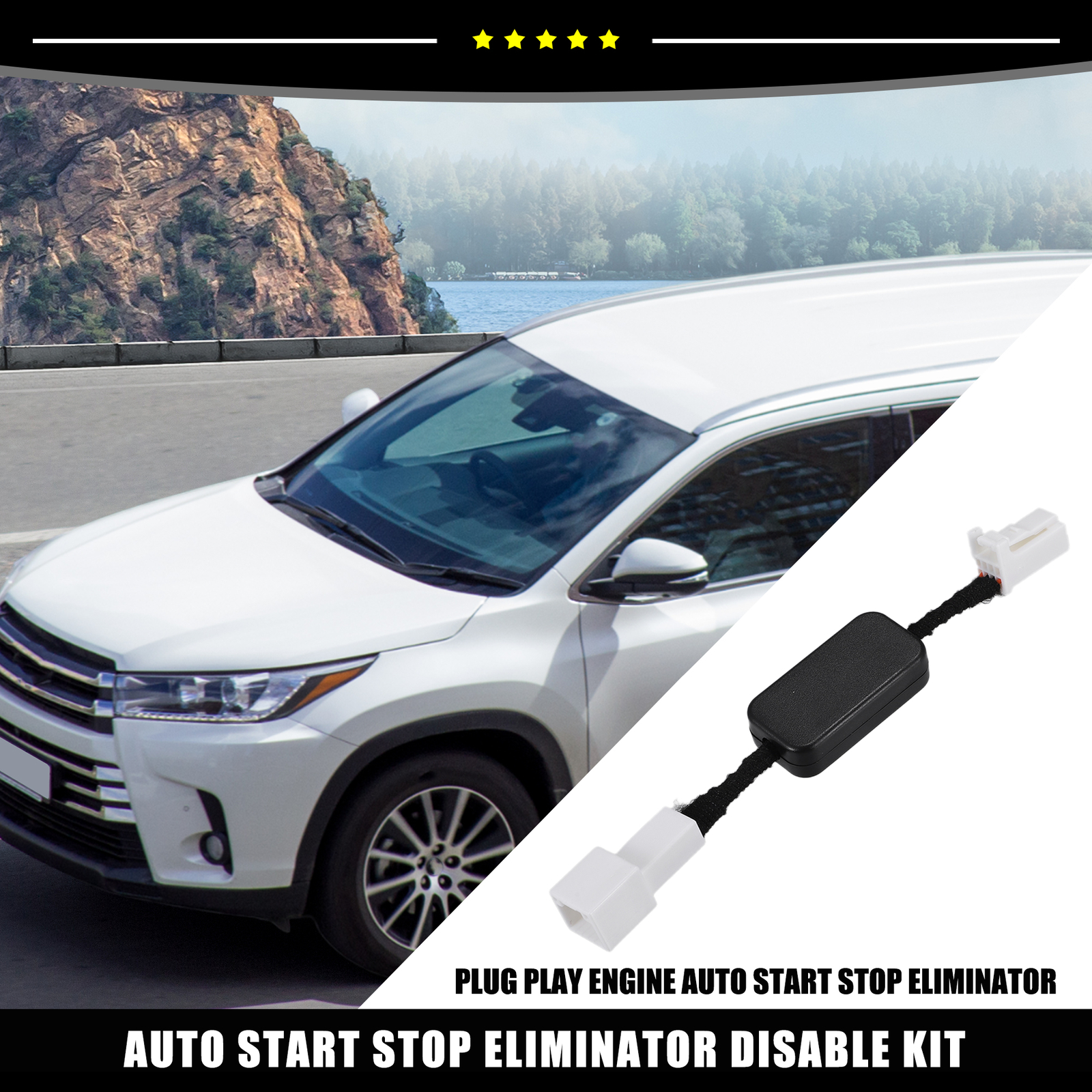 Piece of 1 Auto Start Stop Delete fit for Toyota Highlander 2015-2021