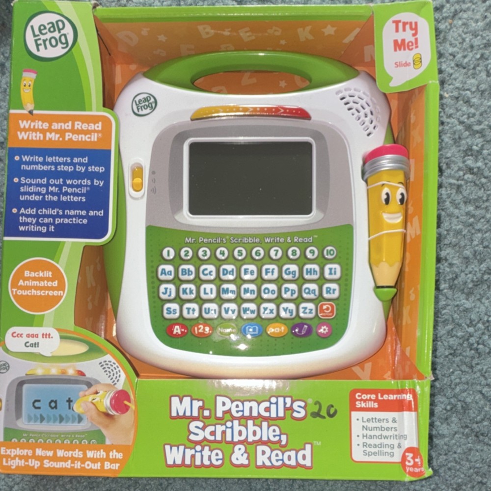 LeapFrog Mr. Pencil's Scribble, Write & Read Electronic Learning Toy Model 80-6…