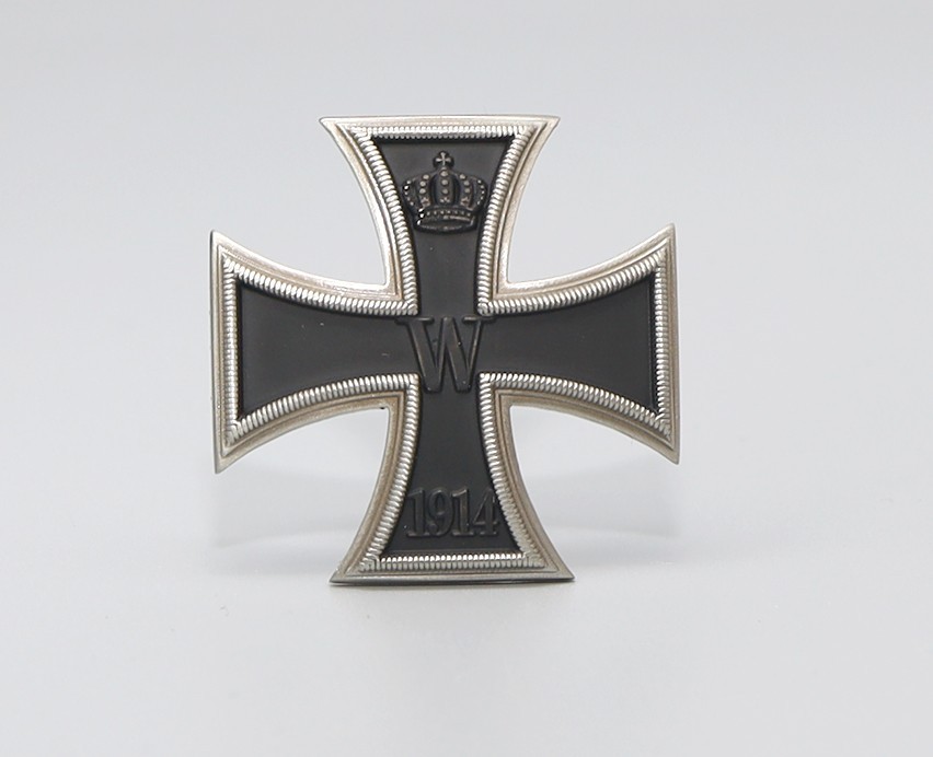 WW1 Germany 1914 Iron Cross 1st Class (Nickel Silver) W Box Reproduction