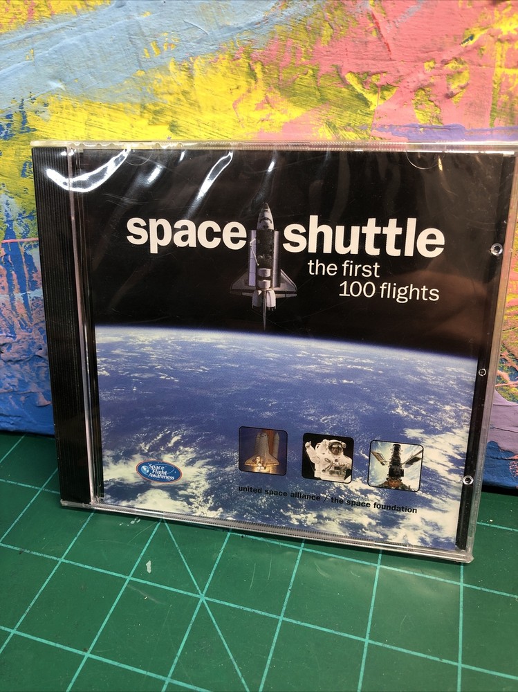 Space Shuttle 100 Flights PC CD ROM Software Windows 95/98/NT/2000 Program