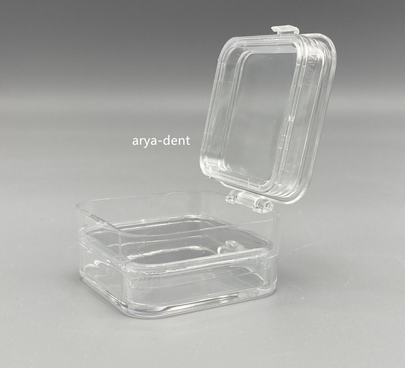 90pcs Denture Teeth Membrane Case Container Hinge Jewelry Display Storage Box