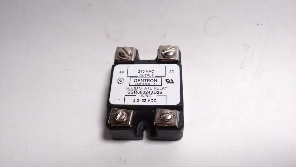 Gentron SSR600240D25 Solid State Relay 240VAC Output, 3-32VDC Input