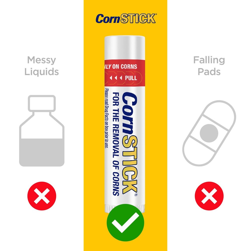 CornStick Maximum Strength Salicylic Acid Solid-Stick Corn and Callus Remover