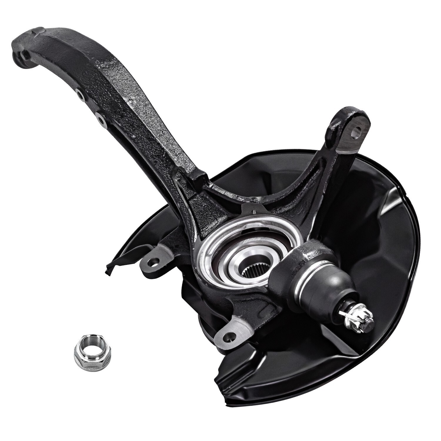 Front Steering Knuckles & Wheel Hub Bearings for 2009 2010-2012 Honda Accord TSX