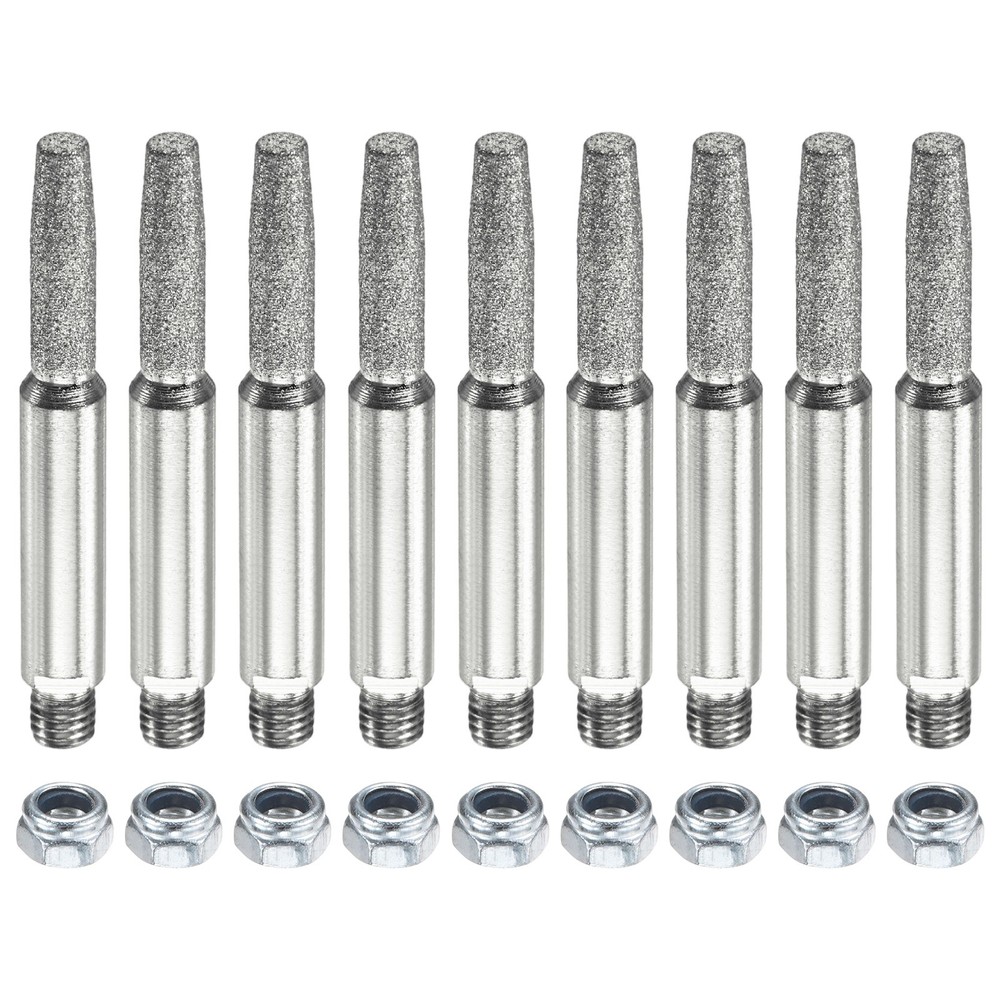 Chainsaw Sharpener with Nuts [18pcs]-Chainsaw Sharpening-[Silver- 3/16 Inch]
