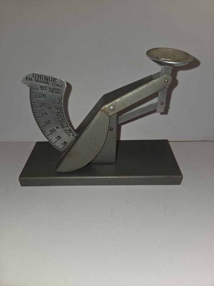 Vintage Unique Egg Grading Scale