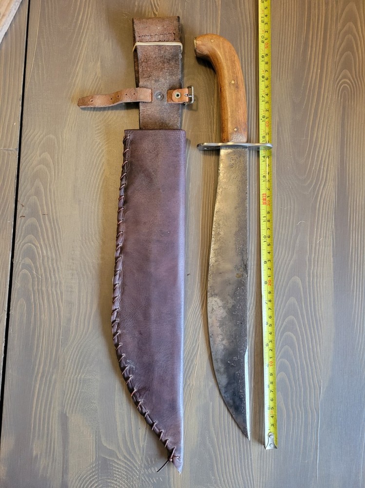 Modified WWI Bolo Dated 1909 w/Custom Sheath