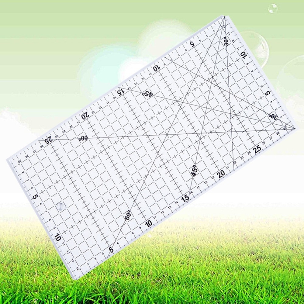 Square Sewing Ruler Measuring Board Rulers for Patterns Patchwork Quilting