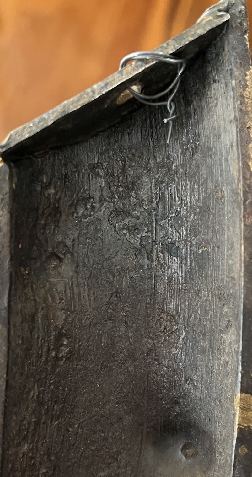 Vintage Pair Solid Bronze Gilt Magical Mystic Forest Wall Candle Holder Sconces