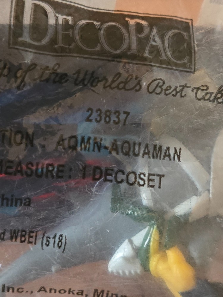 Decopac Cake Topper Aquaman