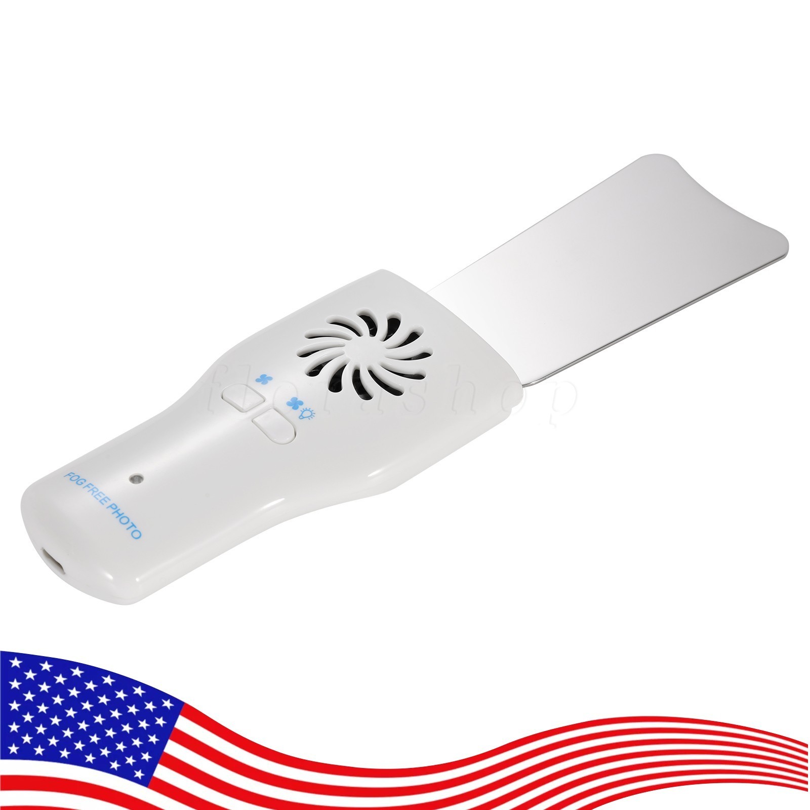 LED Dental Anti-Fog Mirrors Set Fog Free Intraoral Photography Stainless Steel