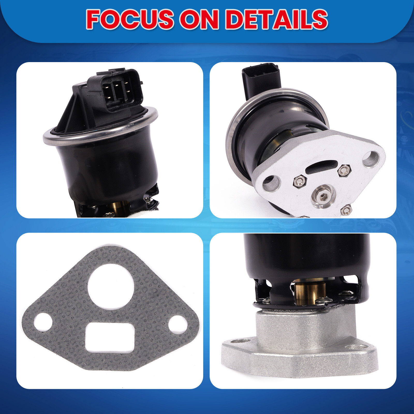 18011RNAA00 EGR Valve for 2006-2011 Honda Civic 1.8L GAS SOHC FWD