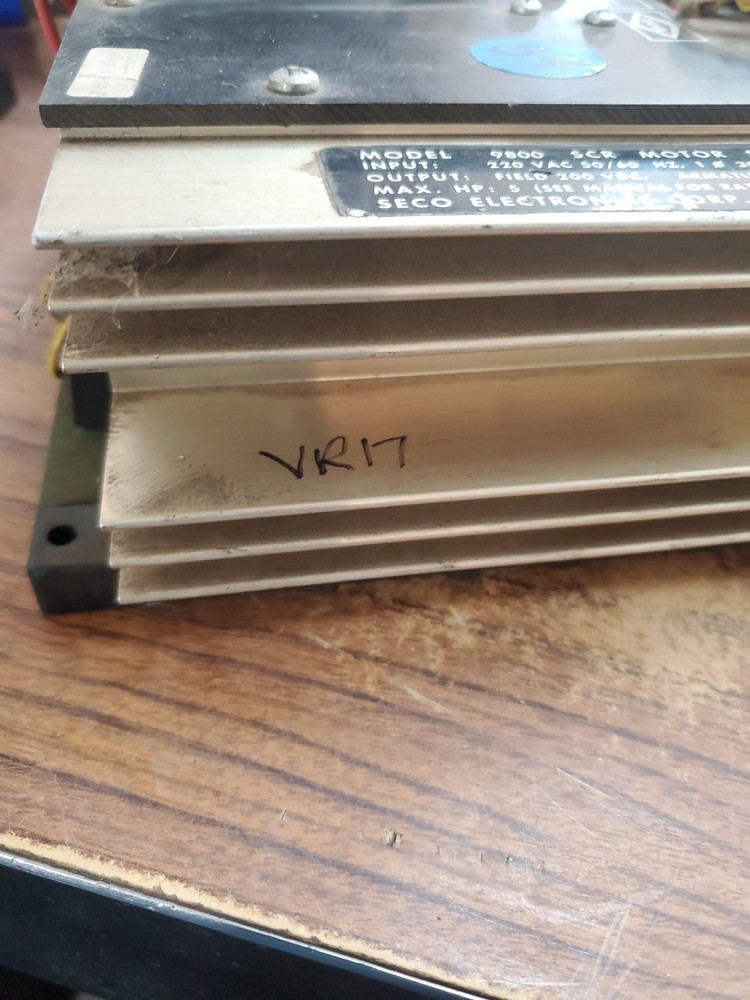 SECO ELECTRONICS SCR MOTOR SPEED CONTROL 9800 (VR17)