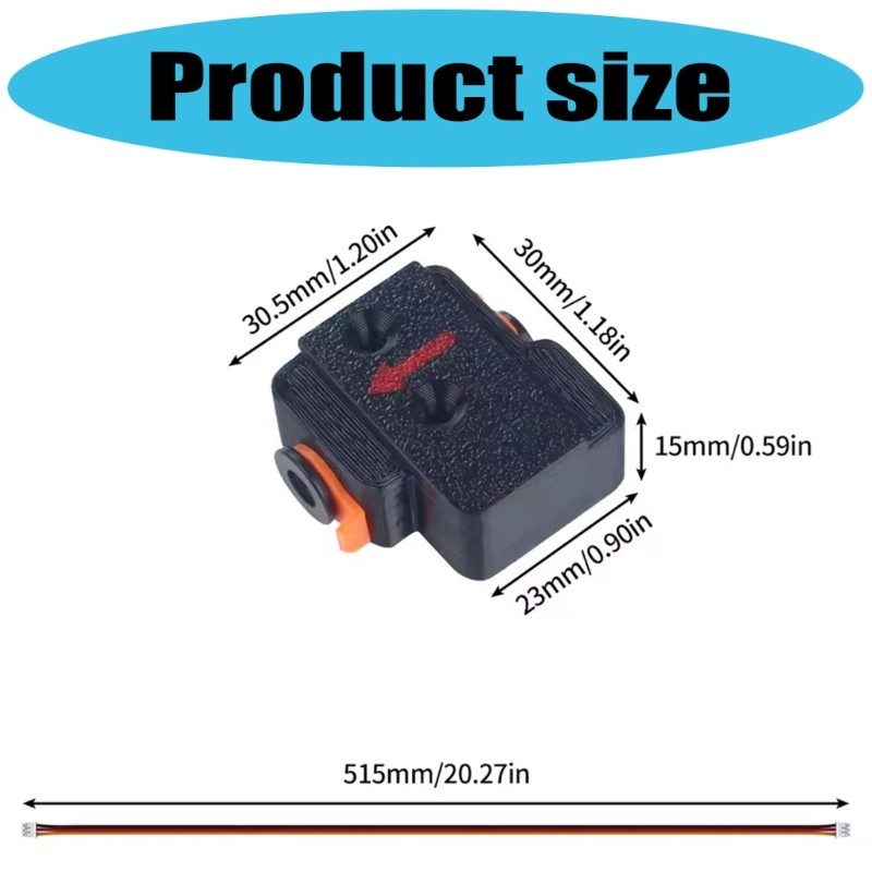 Precise ABS Filaments Detector For 3D Printing Real Time Data LED Notification