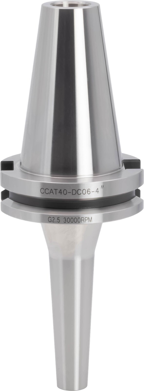 Slim Fit Collet Chuck CAT40-DC06-4" & 3 Collets 1/8",3/16",1/4" #CAT40-DC06-4new