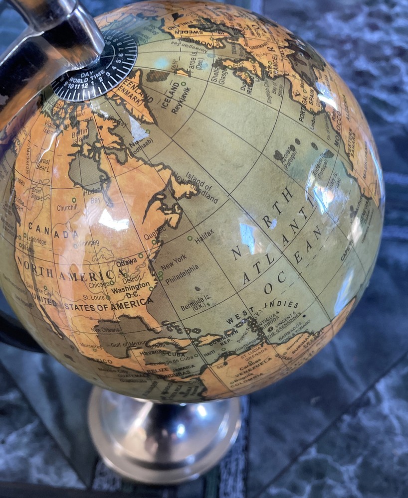 8”globe world