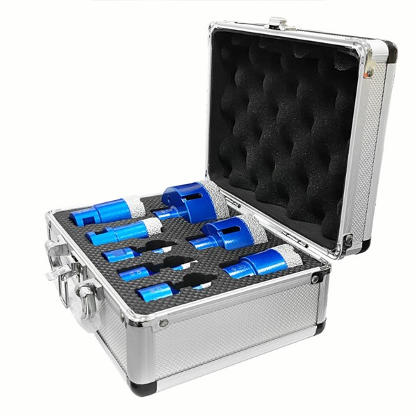 M14 Brazed Diamond Drill Set Ceramic Tile Stone Drilling Angle Grinding Machine