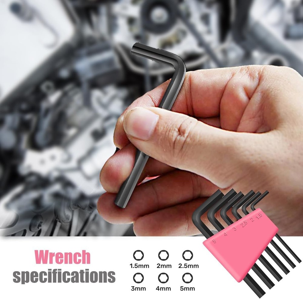 25PCS Pink Household DIY Tool Kit, Small Mini Tool Box Set of Starter Basic Tool