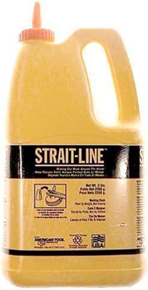 Tools Strait-line 65104 Standard Marking Chalk, 5-Pound, White (65104)