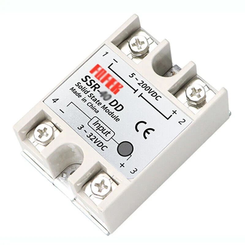 DC to DC Solid State Relay Module SSR-100DD 3-32V DC, 5-200V DC New