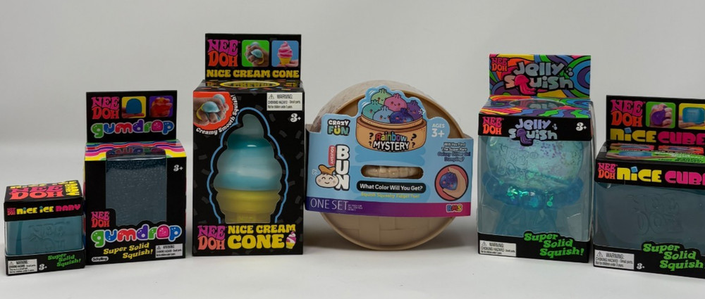 Blue Needoh And Dumpling Bundle - Jelly Squish, Nice Cream, Gumdrop, Nice Cube