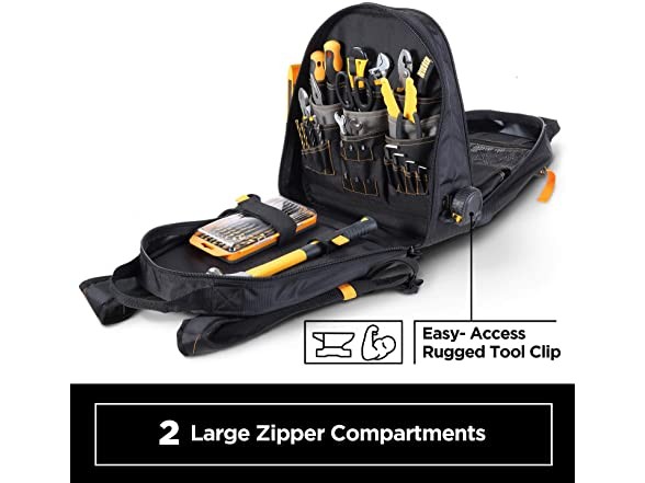 STEELHEAD 48-Pocket Heavy-Duty Tool Backpack