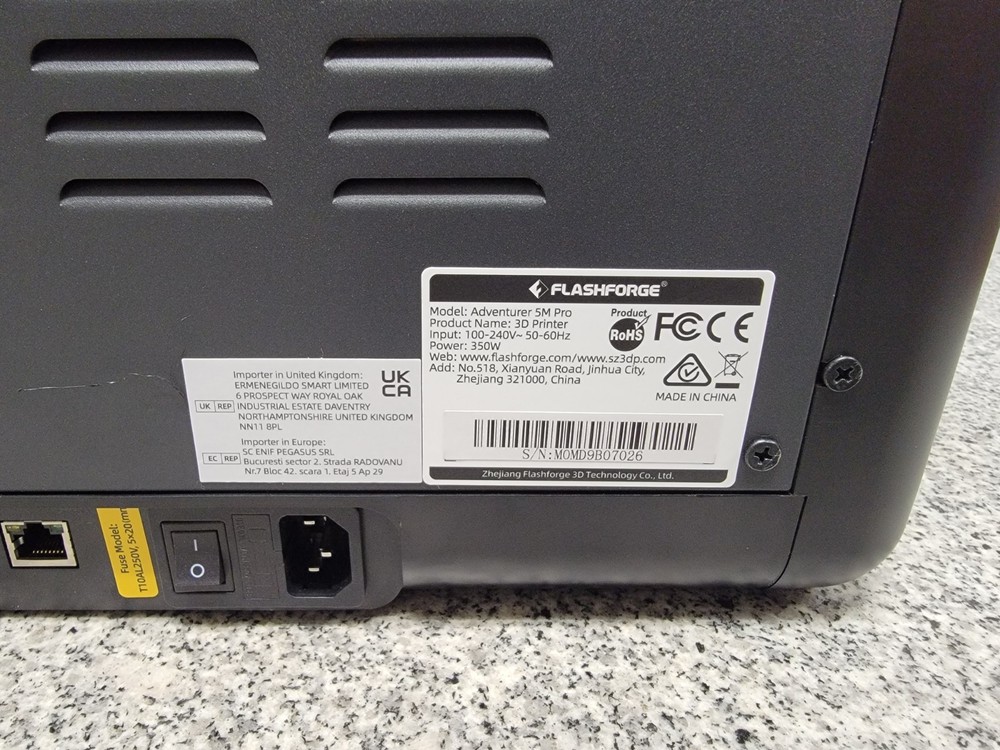 FLASHFORGE 3D Printer Adventurer 5M Pro Enclosed Core XY