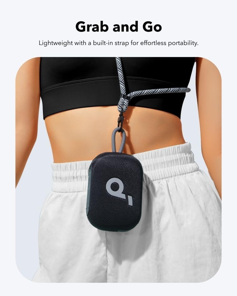 Lightweight Bluetooth Shower Speaker with Bass Boost - 20H Playtime & Floatable