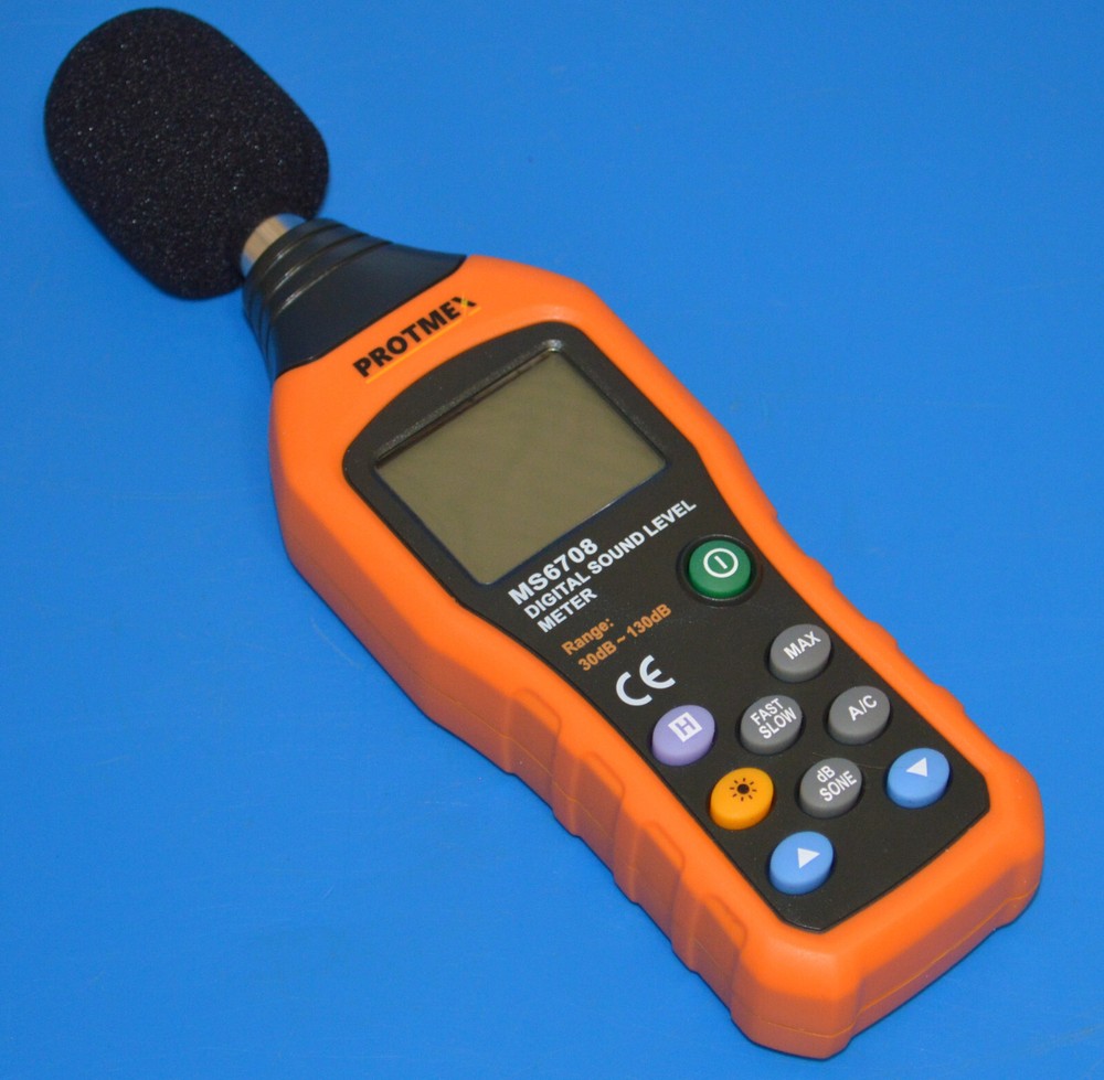 Protmex MS6708 Decibel Meter/Sound Level Reader, Portable Digital Sound Level