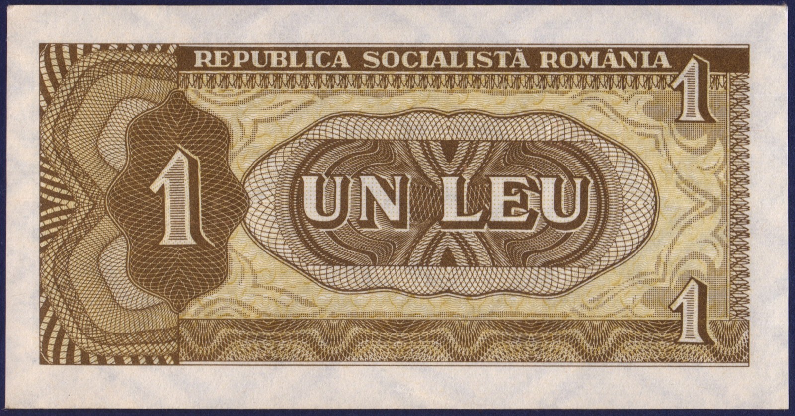ROMANIA - P91 - 1 Leu - 1966 - UNCIRCULATED