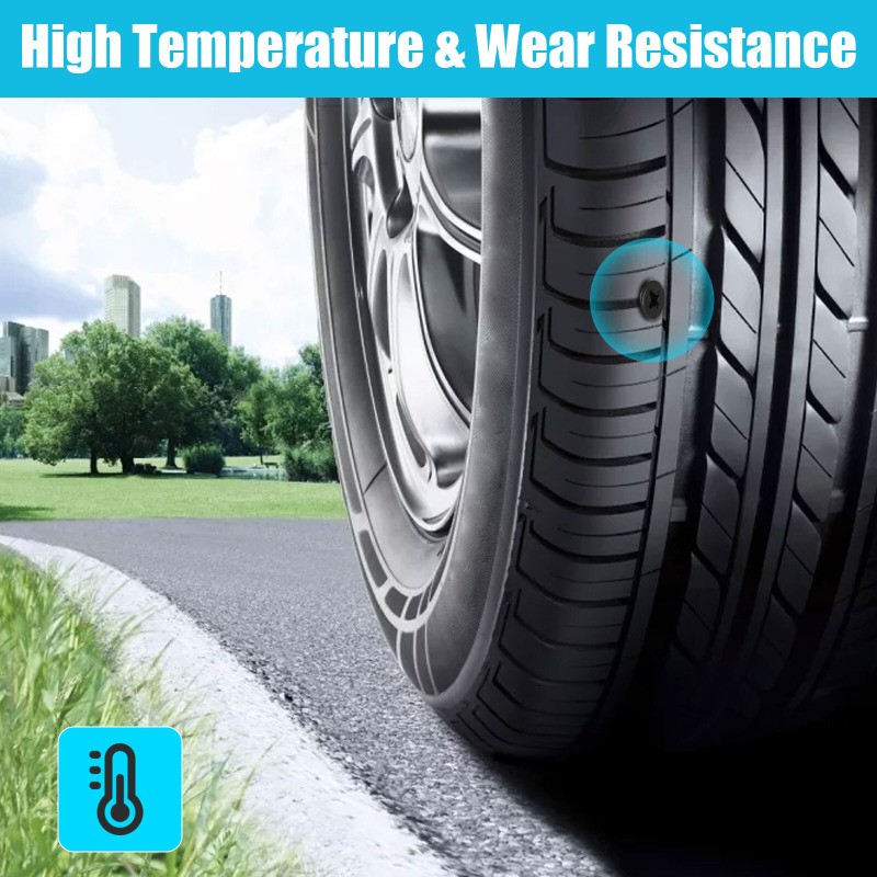 60PCS Car Vacuum Tire Repair Nail Rubber Screw Nails+ Screwdriver Tool Set w/Box