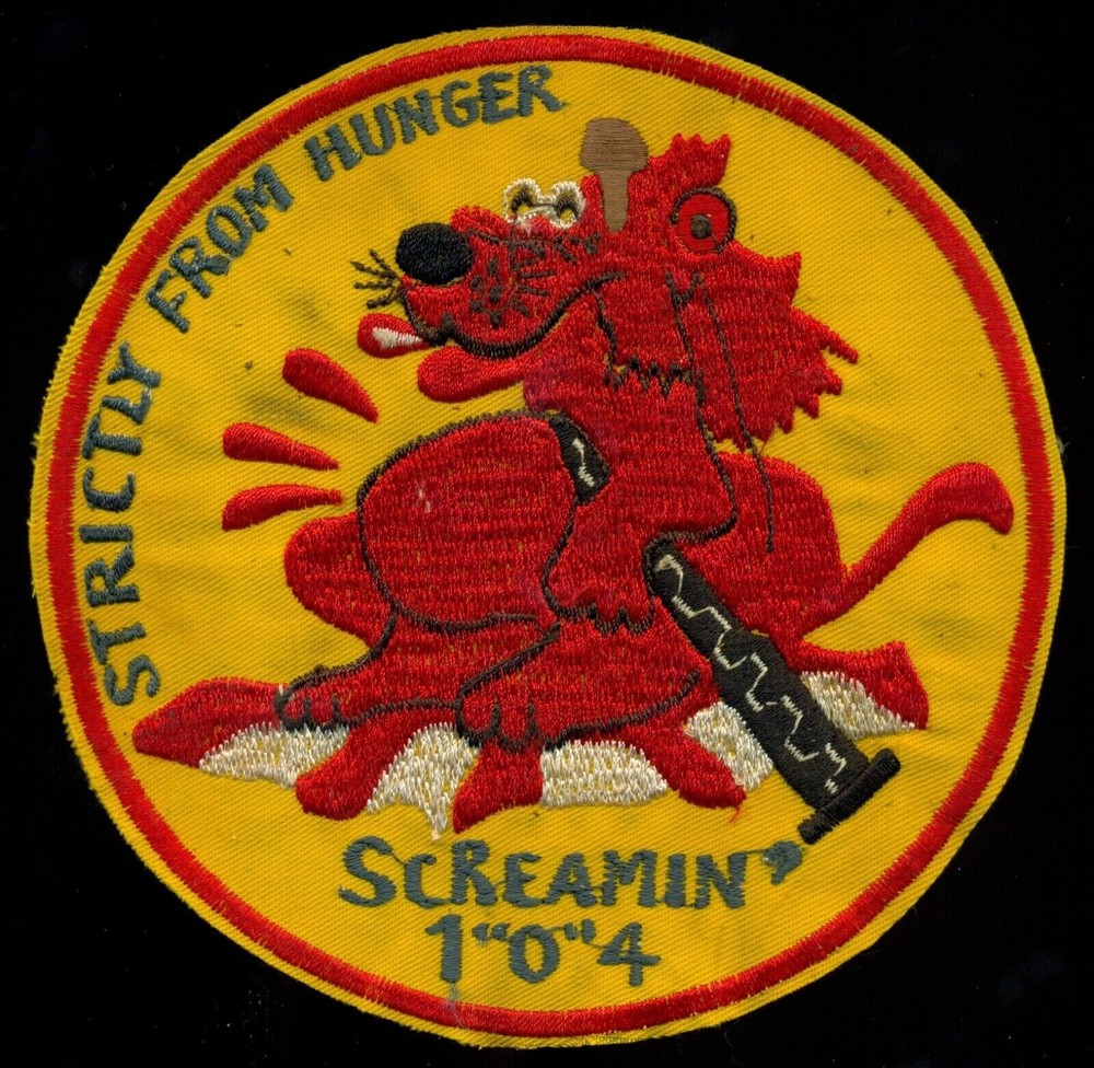 USN WW-2 VB-104 Screamin "104" Patch JU