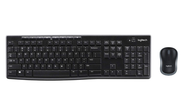 Logitech MK270 Full Size Wireless Keyboard Mouse Includes Unifying Receiver New