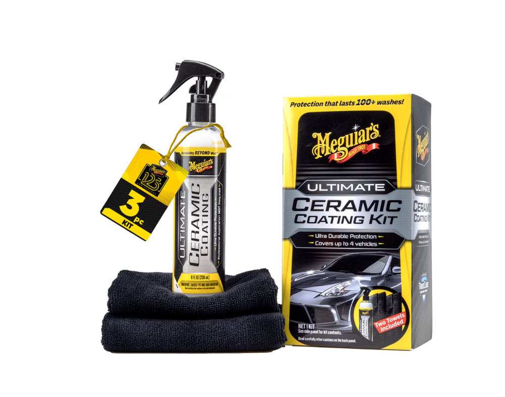 Meguiars Ultimate Ceramic Coating Kit Car Paint Protection Includes Microfiber T
