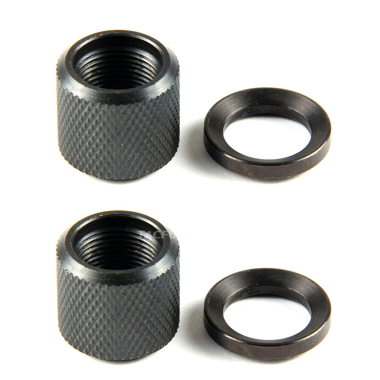 2PACK Steel .750 Thread Protector 1/2"x28 TPI for .223 556 22LR & GLOCK 9MM