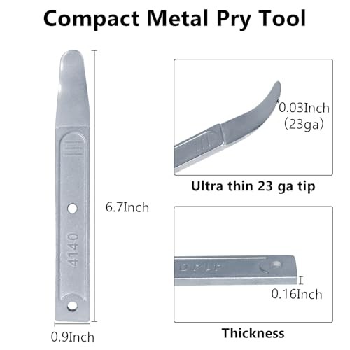 4140 Pry Tool, Trim Removal Tool, Panel Removal Tools for Auto Trim, 1 pack