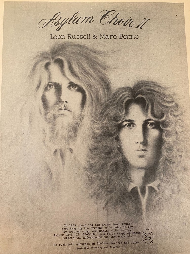 Asylum Choir II, Full Page Vintage Promotional Ad