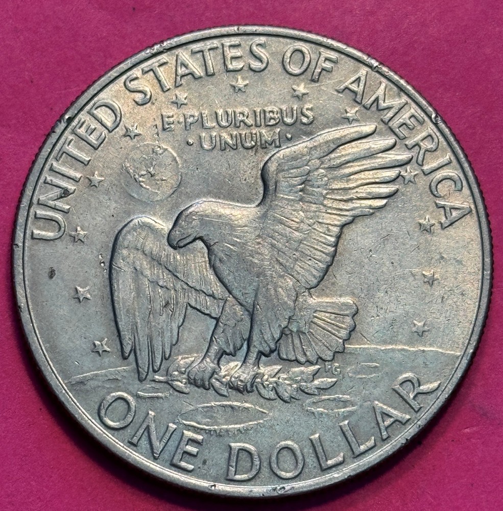 1972-D Peg Leg Error FS-401 Eisenhower Dollar (1278)