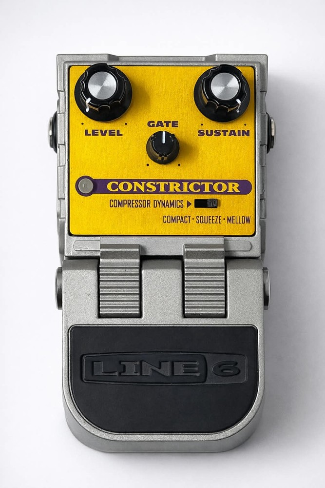Line 6 Constrictor Compressor Dynamics Guitar Pedal Sustain Gate Compact Squeeze