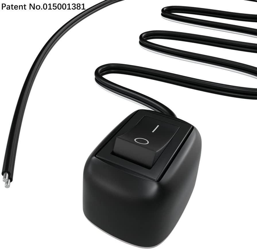 Gebildet 2pcs SPST Water Drop Shape Paste Type Button Black-1m wire(2pcs)