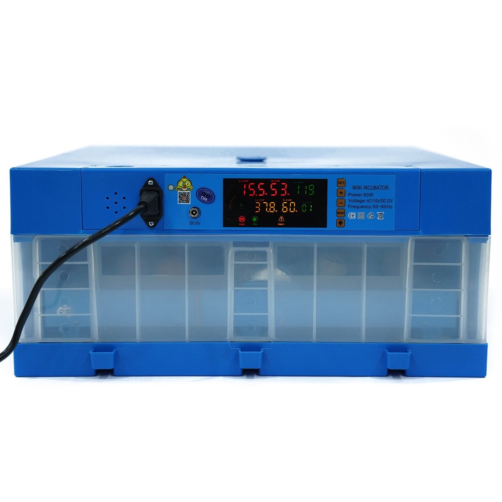 48 Eggs Incubator Automatic Digital Chicken Egg Hatcher Temperature Control