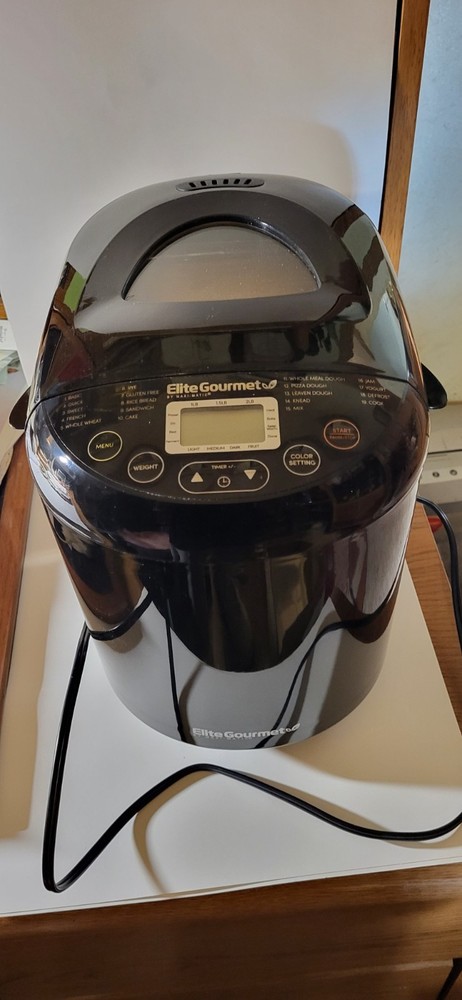 Maxi-matic Elite Gourmet programmable 2lb bread maker