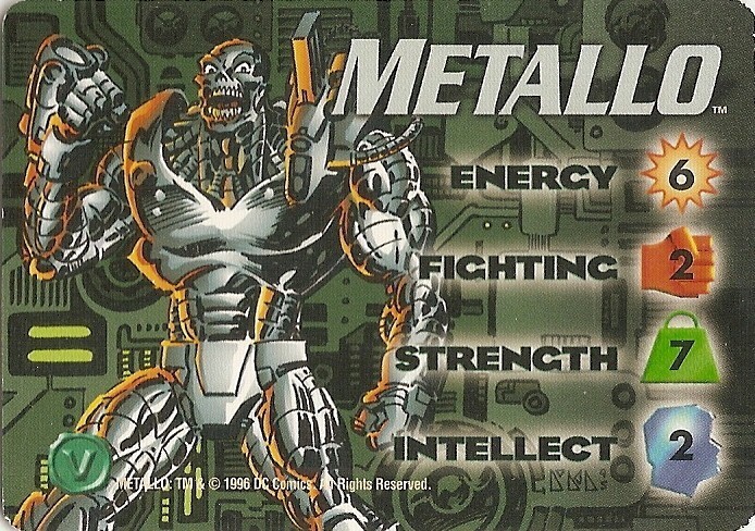 Marvel OVERPOWER Metallo DC character