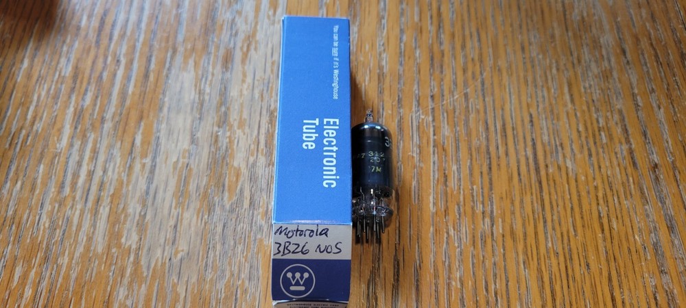 (4) Motorola NOS 3BZ6 Vacuum Tubes Tested