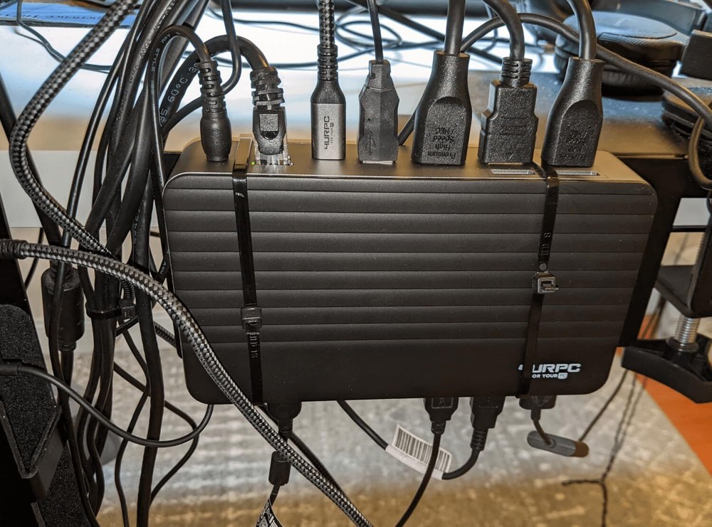 Dock Station Side-Mount Bracket -Compatible with Dell/Thunderbolt Dock/USB C ...