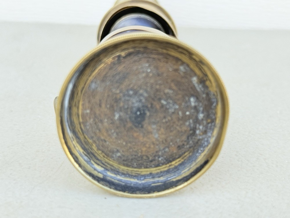 Antique Brass Field Microscope Portable small vintage